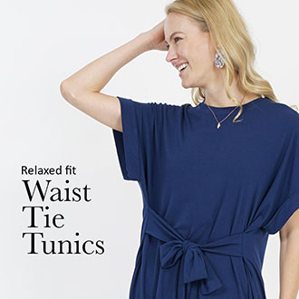 Waist tie tunic